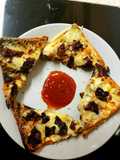 My New style Of Cheese on toast with Sun dried Tomatoes. 😁