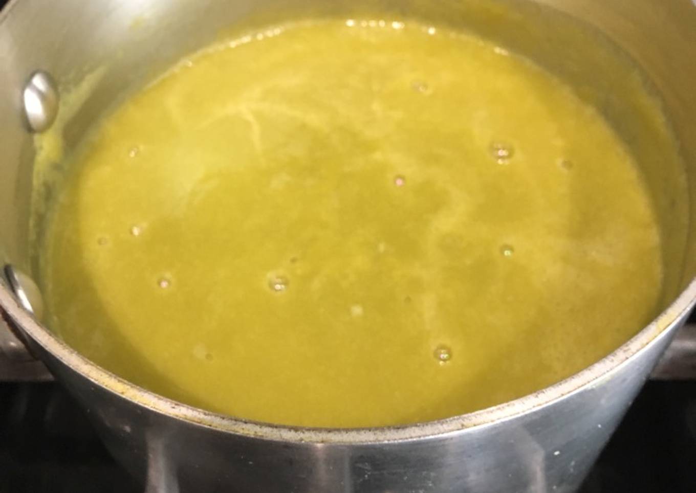 Crema de ajo porro