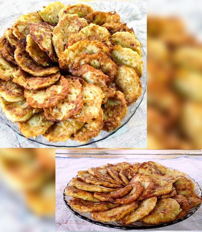 Фото Кабачковые оладьи.