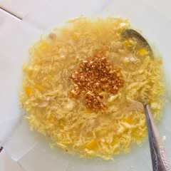 A picture of Sup Telur,Ayam,Jagung.