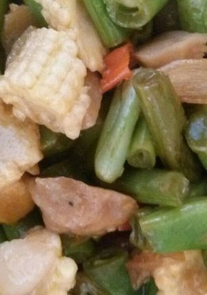Foto resep Oseng Buncis Bakso