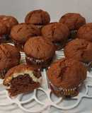 Gluténmentes túrós-kakaós muffin