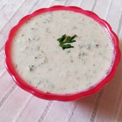 A picture of Black pepper Raita.