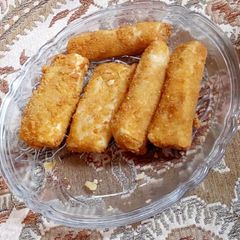 Chicken cheese rolls A picture of Chicken cheese rolls.