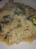 Rissoto con portobelos y pollo