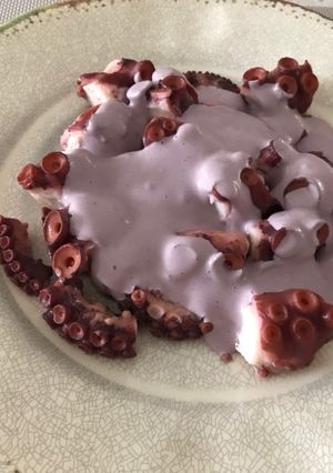 Una foto de Pulpo al olivo
