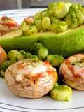 Champignones Pizzeros & Palta al Pesto #lacocinadeBea