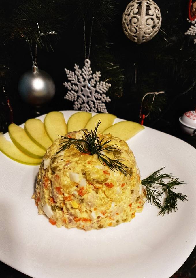 Яблучне олів'є 🍏