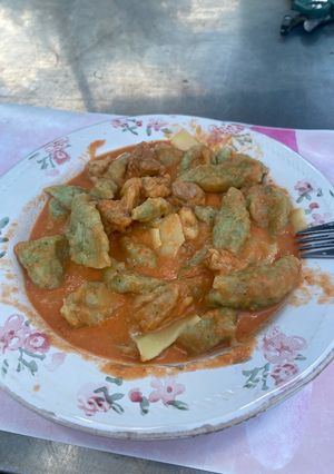 Una foto de Pasta casera de brócoli