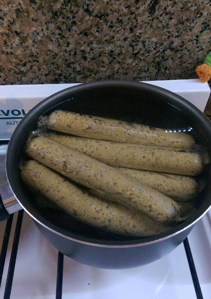 Una foto de Salchichas veganas baratas y ricas