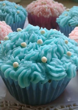 Una foto de Cupcake baby shower