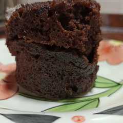Una foto de Torta de chocolate en taza