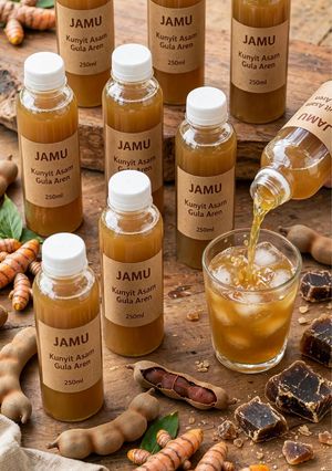Foto resep Seduhan Kunyit Asam Gula Aren