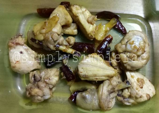 Ayam Cabe Kering & Jahe