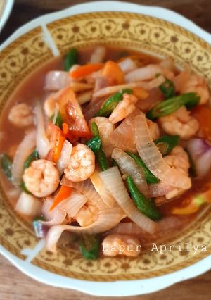 Foto resep Udang cabai hijau