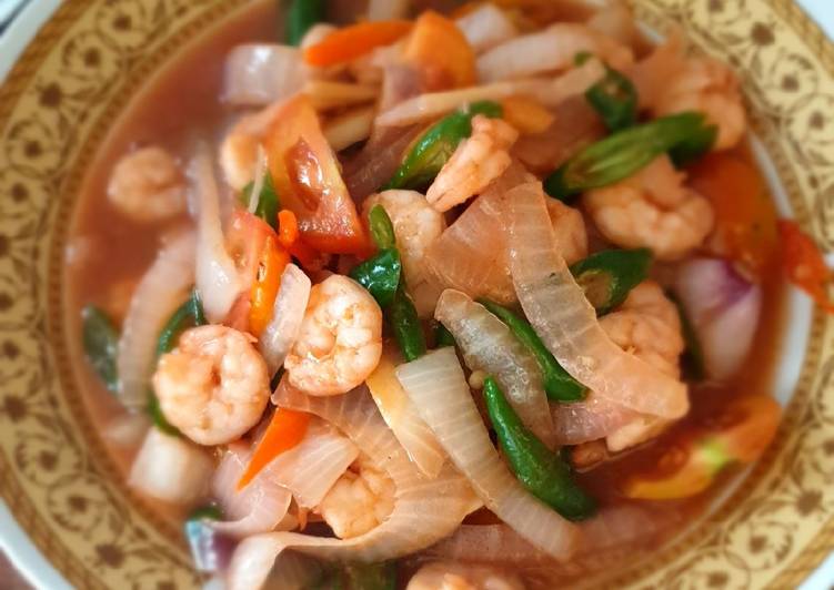 Bagaimana Menyiapkan Udang cabai hijau Anti Gagal