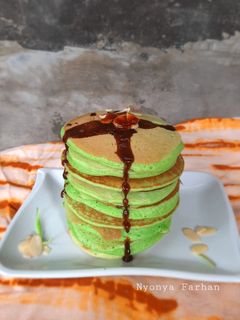 Foto resep Souffle Pancake Pandan