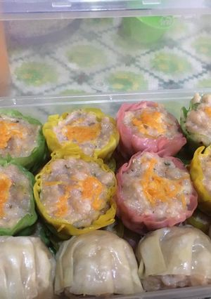 Foto resep Dimsum ayam udang pelangi