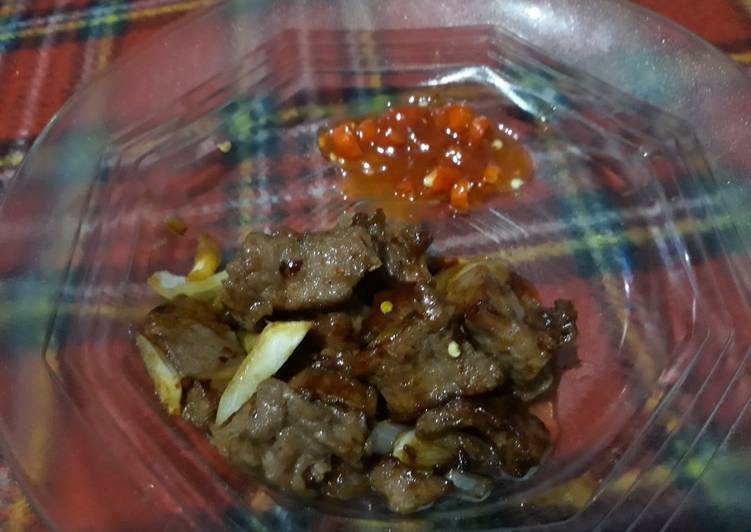 Beef bbq korean simple teplon