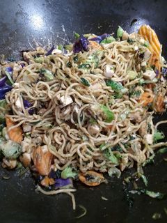 A picture of Chicken Teriyaki Noodle Stir-Fry.