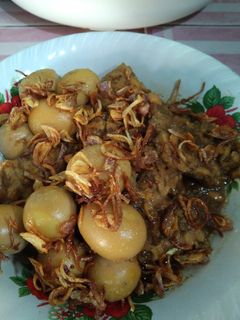 Foto resep Semur tempe telur puyuh