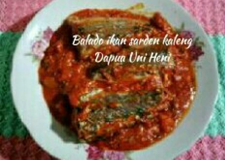 Balado ikan sarden kaleng ๐