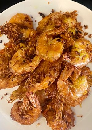Foto resep Udang Goreng bumbu kuning