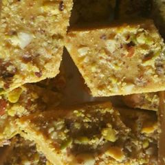 A picture of Besan ki Burfi.