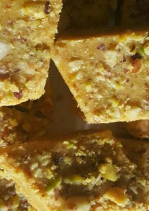 A picture of Besan ki Burfi.