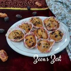 A picture of Date Muffins in Air Fryer.