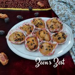 A picture of Date Muffins in Air Fryer.