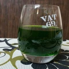 A picture of Paan ka sharbat.