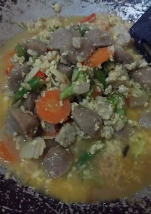 Foto resep Tumis Bakso Sayuran Telur