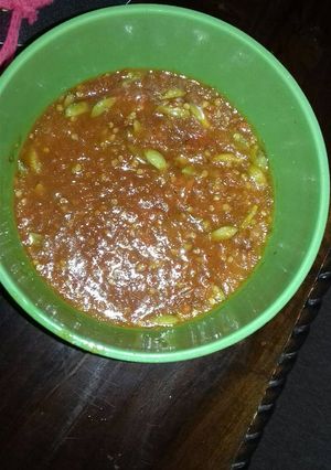 Foto resep sambal terasi goreng pete
