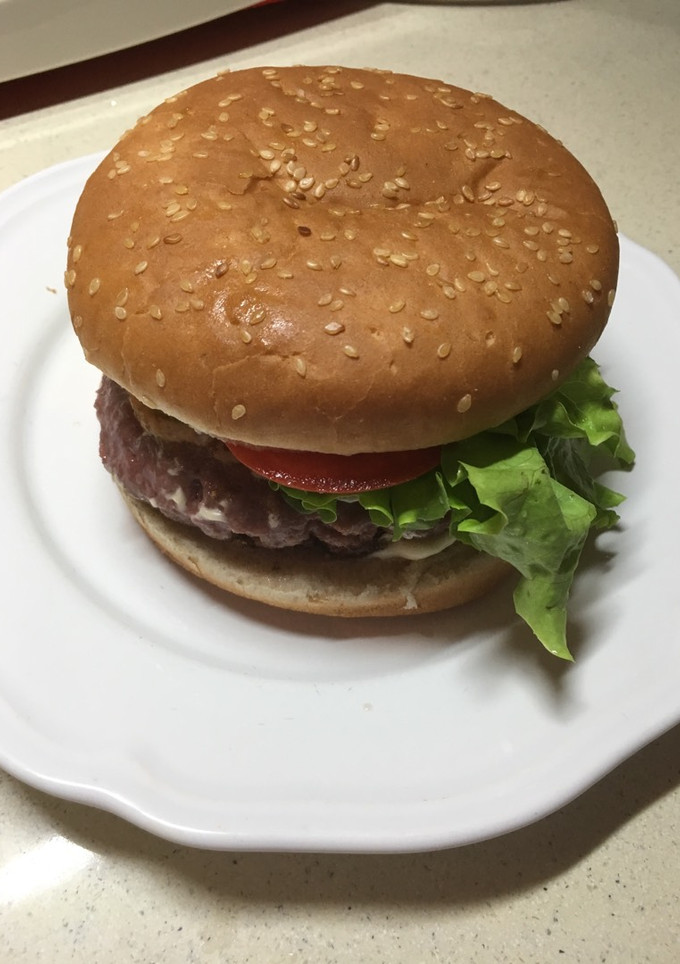 Una foto de Hamburguesas con huevo