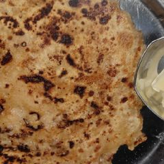 A picture of Aloo ka parantha.