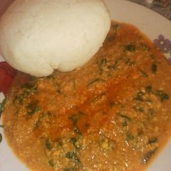 A picture of Soyabeans soup.