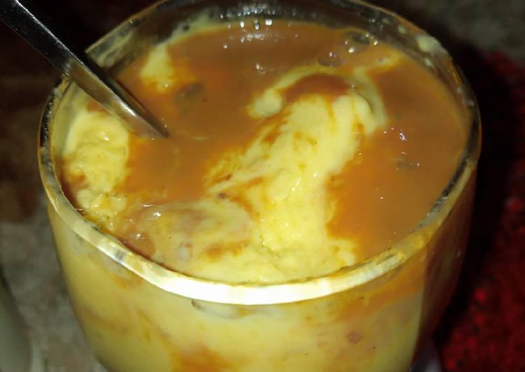 Amazing mango lassi wit fudge cream turbulence (created recipe)