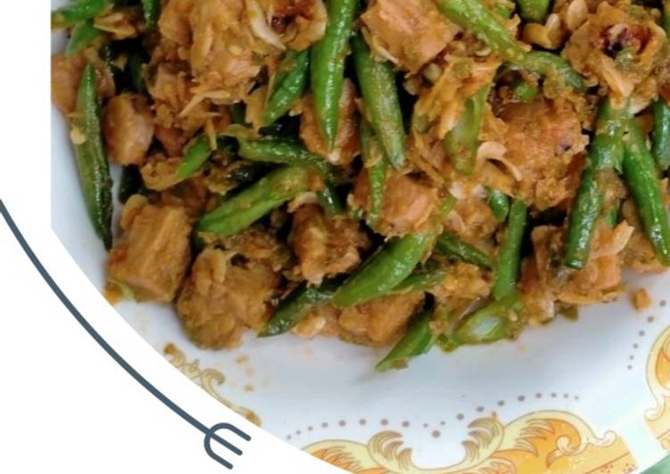 Udang Sabu+Kacang Panjang+Tempe