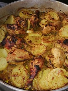 صورة لوصفة صينية البطاطا بالدجاج