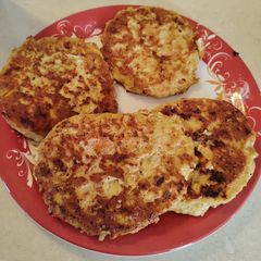 A picture of Chapli kabab.