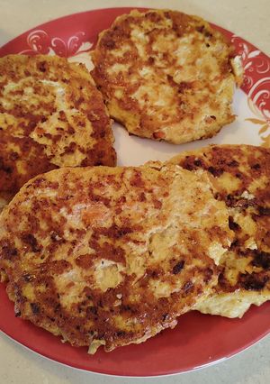 A picture of Chapli kabab.