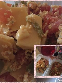 صورة لوصفة شكشوكه بالجبن