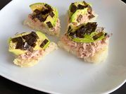 Une photo de riz sushi
