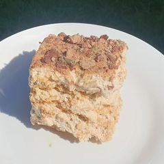 A picture of Peppermint Crisp Fridge Tart.