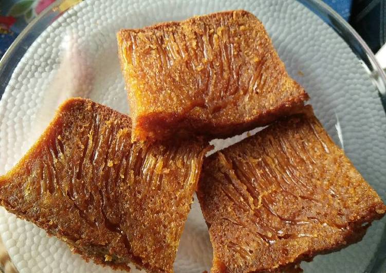 ide menggodok Bolu caramel / sarang semut yang kenyang