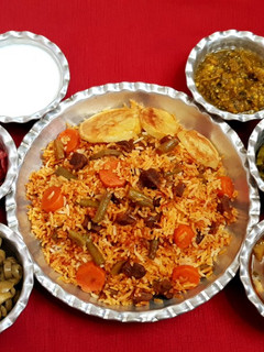 عکسی از دستور لوبیا پلو با گوشت و هویج