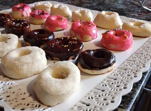 Una foto de Mini donas al horno