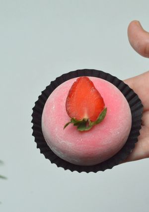 Foto resep ICHIGO DAIFUKU MOCHI | MOCHI ISI STRAWBERRY