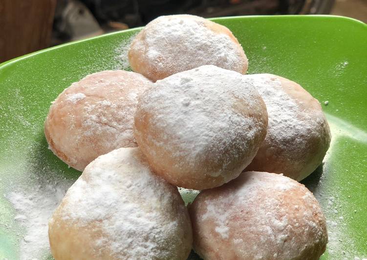 Resep Donat salju simple | Bahan Membuat Donat salju simple Yang Mudah Dan Praktis